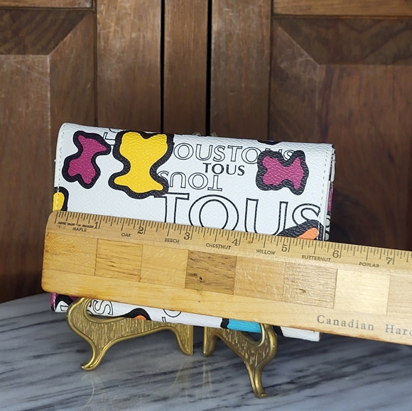 Tous White Multicolor Women's Wallet - Picture 4 of 11